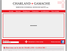 Tablet Screenshot of charlandgamache.com